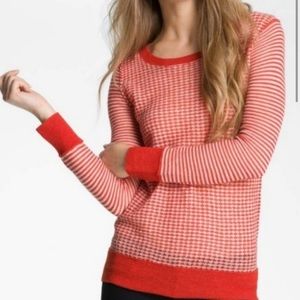 Joie 100% alpaca lightweight waffle knit sweater